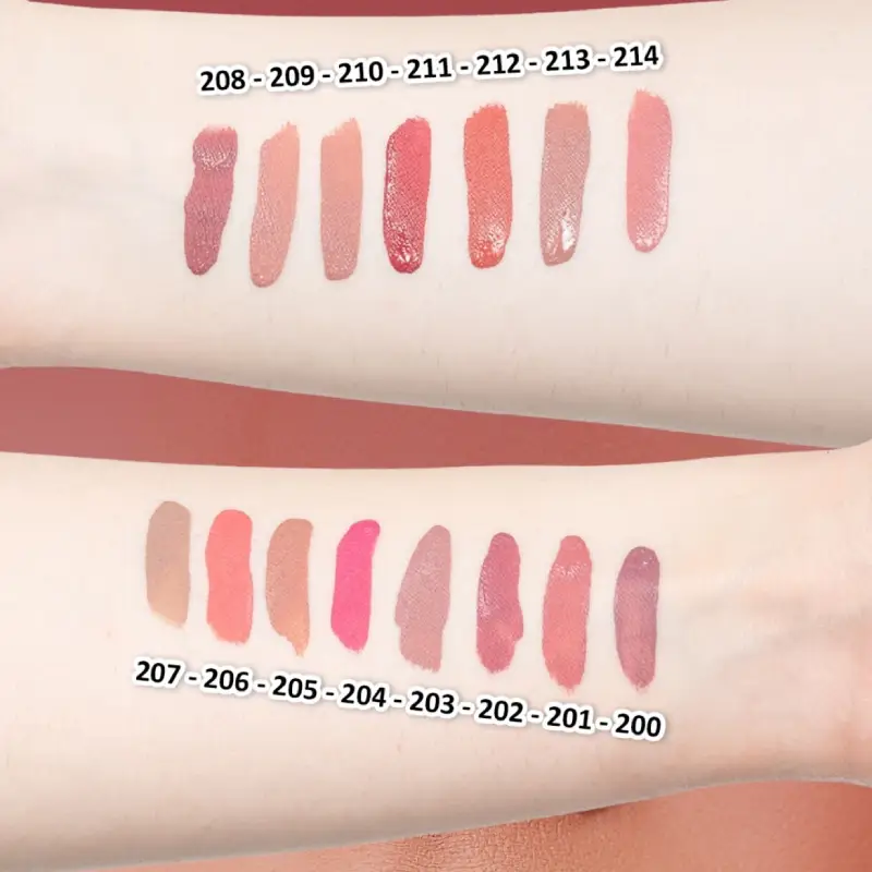 بهترین رژلب‌ میچانو (MICHANO) | خرید رژلب اصل و محبوب "رنگ‌های محبوب رژلب میچانو – Nude, Rose Pink, Red, Peach, Berry"